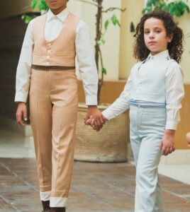 Traje de corto niño de 3 piezas y traje campero - El Rocio